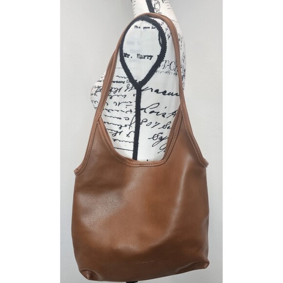 Montana West Slouchy Hobo Bag Hawaiian Brown PU Leather Removable Pouch Soft NEW - Picture 1 of 13